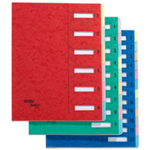 emey Trieur Junior Clip, 6 compartiments, numérique, bleu