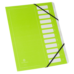 extendos Trieur série 122 'Flashy', 12 compartiments, vert