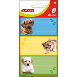 herlitz Etiquette de livres 'animaux', 78 x 41 mm