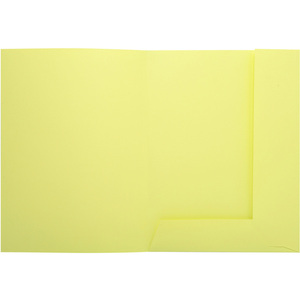 EXACOMPTA Chemises à rabats SUPER 250, A4, jaune  - 58814
