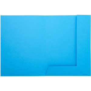 EXACOMPTA Chemises à rabats SUPER 250, A4, bleu clair  - 58811