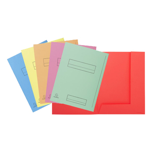 EXACOMPTA Chemises à rabats SUPER 250, A4, assorti  - 58816