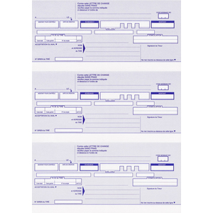 ELVE Ramette de 100 têtes de lettre avec traite normalisée