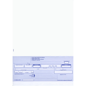 ELVE Ramette de 100 têtes de lettre avec traite normalisée