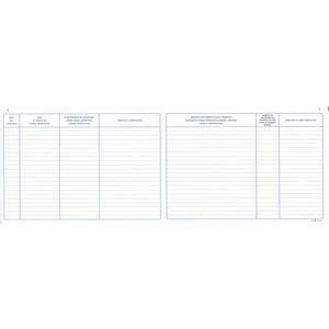 ELVE Registre 'Contr'les relatifs à l'hygiène & la sécurité'  - 22347