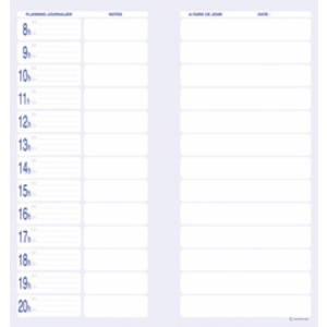 ELVE Bloc spiralé '120 programmes - A faire ce jour'  - 22922