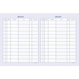 ELVE Registre 'Courrier départ', 150 pages, 320 x 240 mm