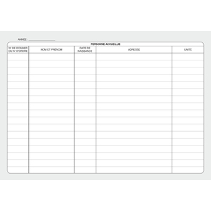 ELVE Registre 'Entrées et sorties des résidents dans l'EHPA'