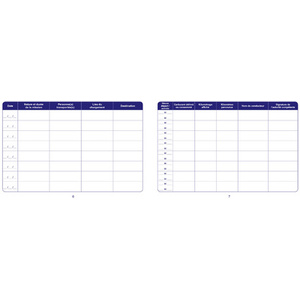ELVE Carnet de bord pour véhicules de service, 150 x 215 mm