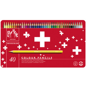 CARAN D'ACHE Crayons de couleur SWISSCOLOR Aquarelle
