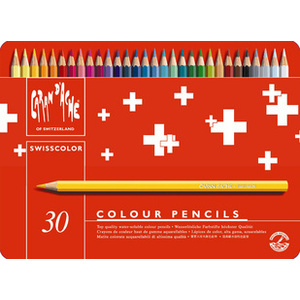 CARAN D'ACHE Crayons de couleur SWISSCOLOR Aquarelle