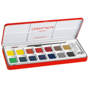 CARAN D'ACHE Gouache GOUACHE STUDIO, en tablettes, étui