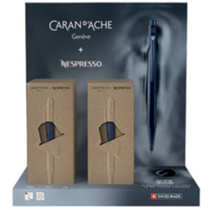 CARAN D'ACHE Stylo à bille 849 Nespresso 6, en présentoir