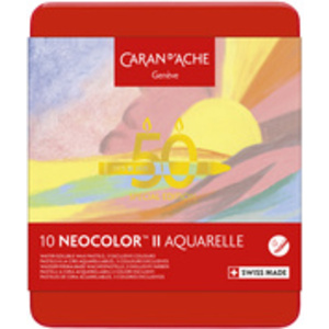 CARAN D'ACHE Pastel à la cire NEOCOLOR II Aquarelle 'Dark'