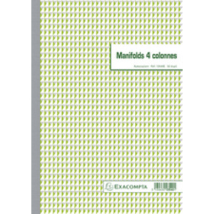 EXACOMPTA Manifold 4 colonnes, 297 x 210 mm, dupli