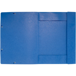 EXACOMPTA Chemise à élastique, A3, carton, bleu