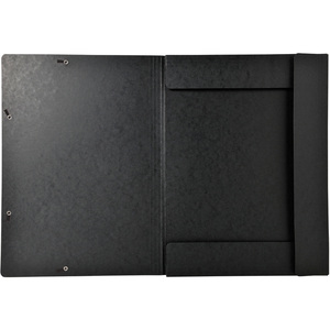 EXACOMPTA Chemise à élastique, A3, carton, noir