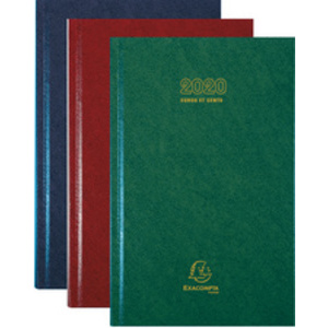 EXACOMPTA Agenda Carré Euro/Cents 135 x 210 mm, 2026,assorti