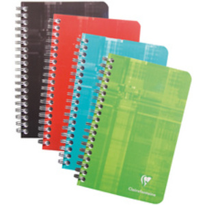 Clairefontaine Carnet à spirale, 110 x 170 mm, quadrillé 5x5