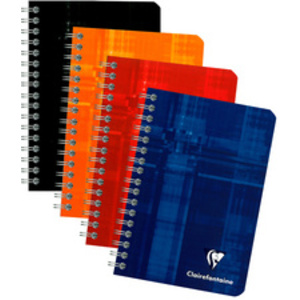 Clairefontaine Carnet à spirale, 110 x 170 mm, quadrillé 5x5