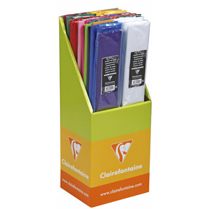 Clairefontaine Papier de soie, présentoir de 40