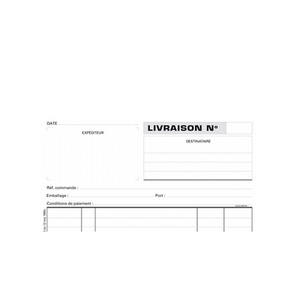 EXACOMPTA Manifold 'Livraisons', 210 x 180 mm, tripli  - 27030