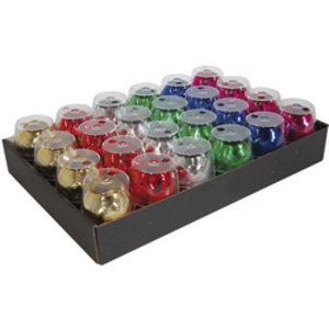 Clairefontaine Bobine de ruban cadeau, métallique, argent