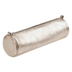 Clairefontaine Trousse CUIRISE, cuir, gris