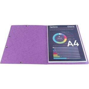 EXACOMPTA Chemise à élastiques, A4, carton, violet