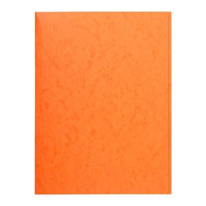 EXACOMPTA Chemise simple 3 rabats, A4, carton, orange