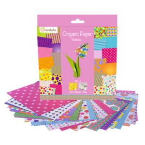 My Mandarine Feuilles à plier Origami Paper 'Bubbles'