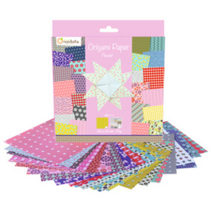 My Mandarine Feuilles à plier Origami Paper 'Flowers'