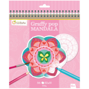 My Mandarine Carnet de coloriage 'Graffy Pop Mandala'