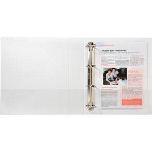 EXACOMPTA Classeur personnalisable Kreacover, A4 Maxi, blanc  - 56695