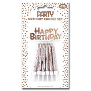 Clairefontaine Bougie d'anniversaire Happy Birthday, bleu