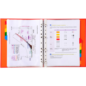 EXACOMPTA Intercalaires en carton, A4 Maxi, 12 touches