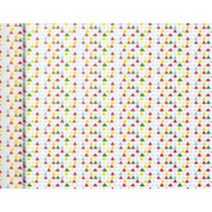Clairefontaine Papier cadeau 'Tiny Rolls triangles rouges'