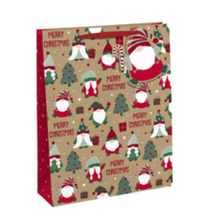 Clairefontaine Sac cadeau de Noël 'Merry Christmas', moyen