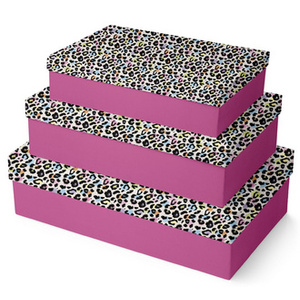 Clairefontaine Set de boîtes cadeau 'Léopard', 3 pièces