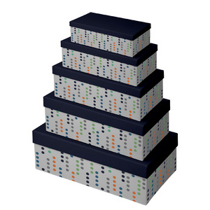 Clairefontaine Set de boîtes cadeau 'Polka Dots', 5 pièces
