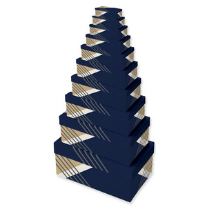 Clairefontaine Set de boîtes cadeau 'Bleu', 10 pièces