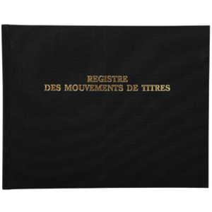 EXACOMPTA Registre 'Mouvements de titre', 240 x 320 mm