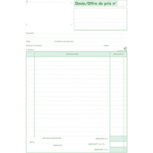 EXACOMPTA Manifold 'Devis Offre de prix', 297 x 210 mm  - 27041