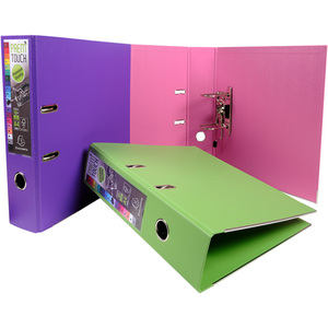 EXACOMPTA Classeur à levier PP Premium, A4, 80 mm, assorti  - 56634