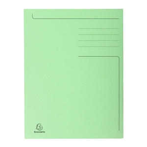 EXACOMPTA Chemise imprimée Foldyne 300, A4, vert pastel