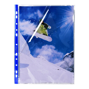 EXACOMPTA Pochette perforée Stop Doc, A4, PP, transparent  - 24886