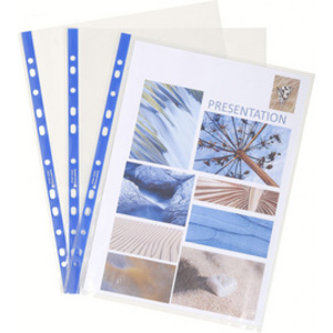 EXACOMPTA Pochette perforée Stop Doc, A4, PP, transparent  - 24886