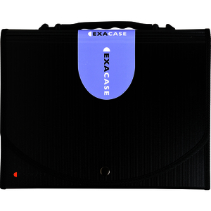 EXACOMPTA Trieur valisette EXACASE, 13 compartiments, noir  - 56986