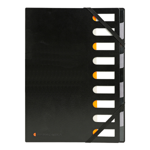 EXACOMPTA Trieur EXACTIVE, PP, 9 compartiments, noir