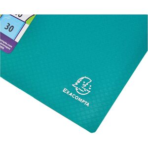 EXACOMPTA Protège-documents, A4, 30 pochettes, vert foncé